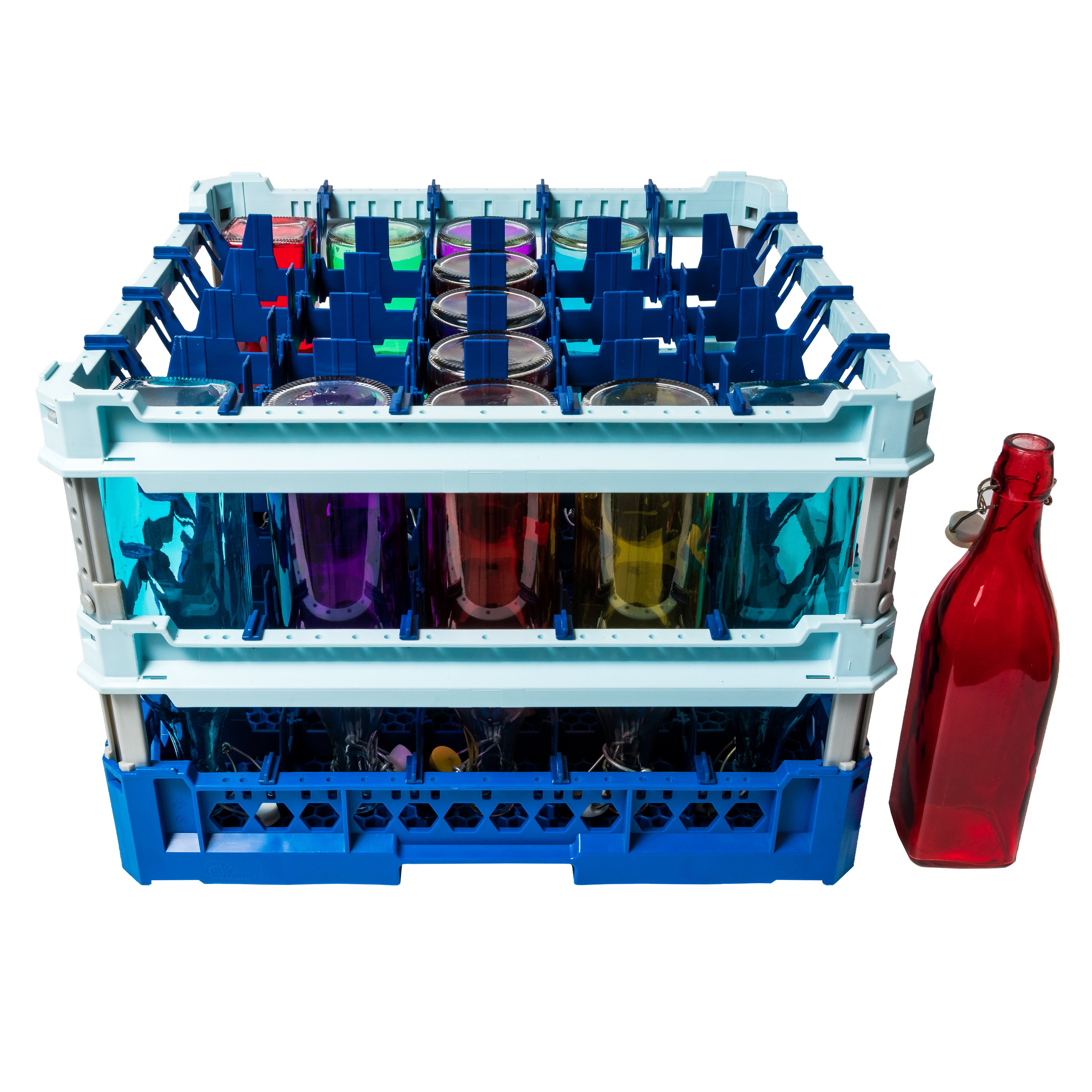 Commercial Glasswasher 25 bottles 100 cl. Basket Dishwashers Direct